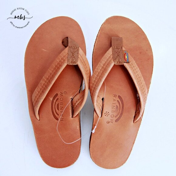 NWT Rainbow Tahitian Sandals Style 301ALL Tan Men Medium, 8 1/2 - 9 1/2, 0224 - Picture 10 of 10